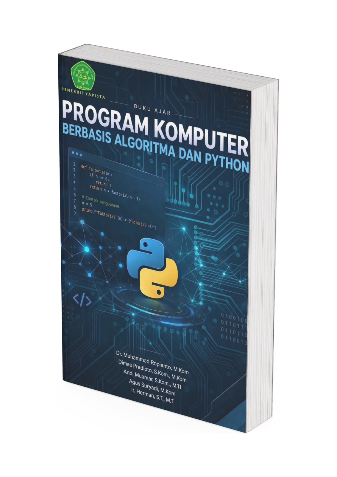 BUKU AJAR PROGRAM KOMPUTER BERBASIS ALGORITMA DAN PYTHON